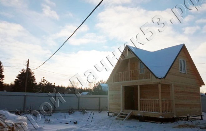 3 Брусовая баня Б-43 6×6, 64 м², Тульская область, Деревня Тесницкое (2)